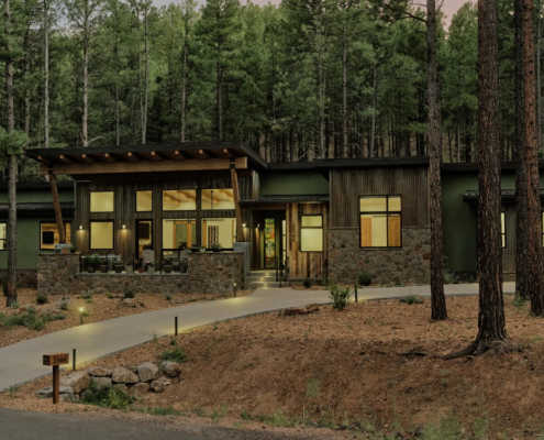 architectural design studio flagstaff custom designed home